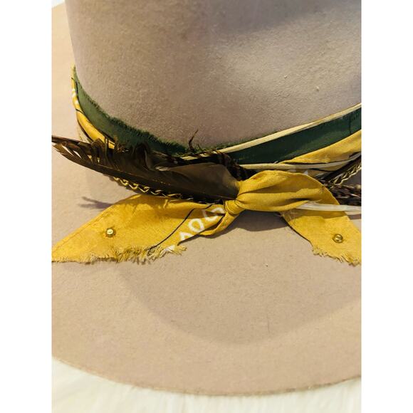 Travis Austin Hat. One of A Kind Custom Made Signed Western Cowgirl Hat - Picture 10 of 16